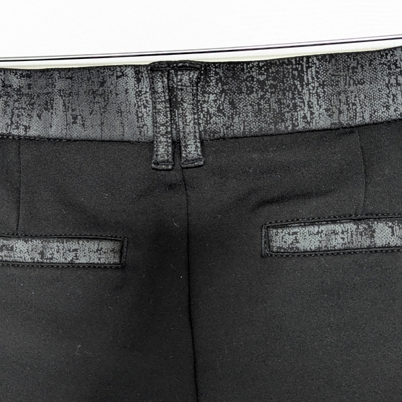 NWOT Suko Jeans Womens (Size 4) Elastic Waist w/Faux-Leather Panels Skinny Pants - Picture 4 of 16